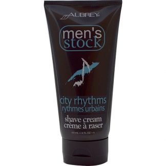 Aubrey Organics, メンズストック、シェービングクリーム、シティリズム、6 fl oz (177 ml)