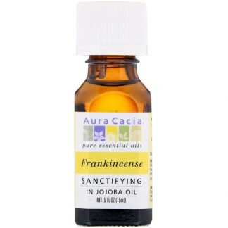 Aura Cacia, 乳香, サンクティファイング,  .5 液量オンス (15 ml)