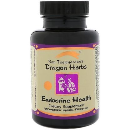 Dragon Herbs, 内分泌ヘルス、450mg、ベジタリアンカプセル100個