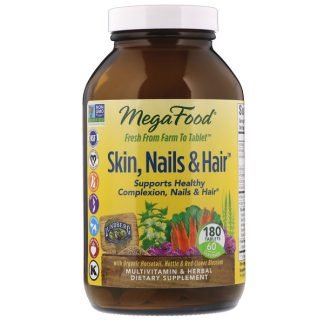 MegaFood, Skin, Nails & Hair、180錠