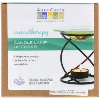 Aura Cacia, アロマセラピー　キャンドル・　ランプ・ディフュザー