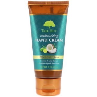 Tree Hut, 保湿ハンドクリーム、ココナッツ・ライム、3 oz (85 g)