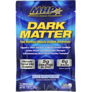 MHP, Dark Matter, Post-Workout Muscle Growth Accelerator, Blue Rasperry, 1.38 oz (39 g)