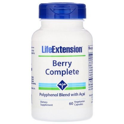 Life Extension, ベリーコンプリート、植物性カプセル60粒
