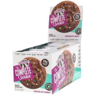 Lenny & Larry's, The COMPLETE Cookie（コンプリートクッキー）、チョコレートドーナツ、クッキー12枚、各113g（4オンス）