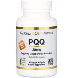 California Gold Nutrition, PQQ、20mg、植物性ソフトジェル90粒