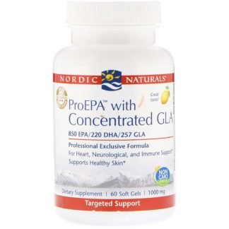 Nordic Naturals, ProEPA with Concentrated GLA, Lemon, 1,000 mg, 60 Soft Gels
