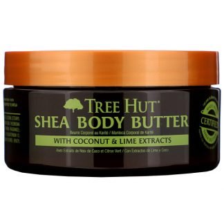 Tree Hut, 24時間持続する強力なシアボディバター、ココナッツライム、7 oz (198 g)