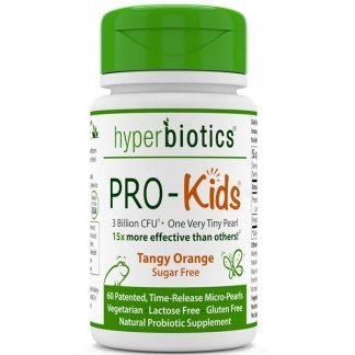 Hyperbiotics, PRO-Kids、完璧な子供用プロバイオティック、無糖、ピリッと柑橘系、60マイクロパール