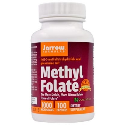 Jarrow Formulas, Methyl Folate, 1,000 mcg, 100 Capsules