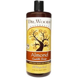 Dr. Woods, アーモンドカスティール石鹸, 32液量オンス（946 ml）