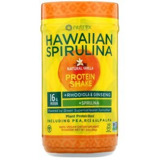 Nutrex Hawaii, ハワイアンスピルリナ、プロテインシェイク、ナチュラルバニラ、364g（12.8oz）
