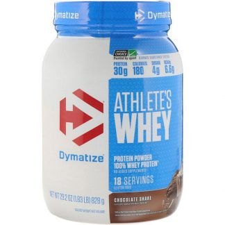 Dymatize Nutrition, アスリートホエイ、チョコシェイク味、828g（1.83lb）