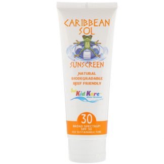 Caribbean Solutions, Sol Kid Kare（ソル キッドケア）、日焼け止め、SPF30、4オンス