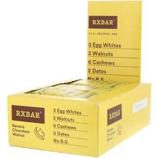 RXBAR, プロテインバー、バナナチョコウォールナット、12本入り、各52g