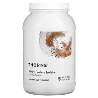 Thorne Research, Whey Protein Isolate, Chocolate Flavored, 30.9 oz (876 g)