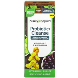 Purely Inspired, Probiotic + Cleanse, 60 Capsules