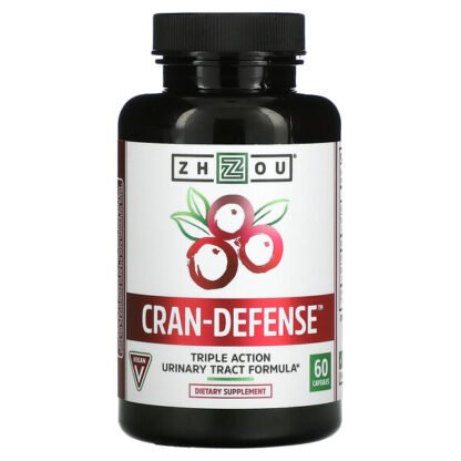 Zhou Nutrition, D-Mannose with Cranberry XBAC, 60 Veggie Capsules