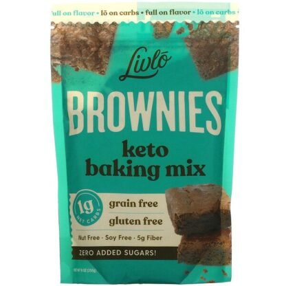 Livlo, Brownies, Keto Baking Mix, 9 oz (256 g)