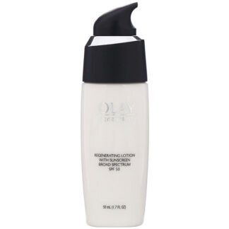 Olay, リジェネリスト、リジェネレーティング日焼け止めローション、SPF 50、50 ml（1.7 fl oz）
