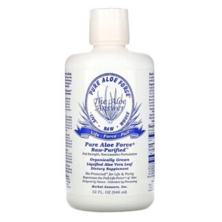 Herbal Answers, ピュア・アロエ・フォース®, リキッド・アロエベラリーフ, 32 液量オンス (946 ml)