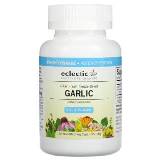 Eclectic Institute, Garlic, 550 mg, 120  Veg Caps