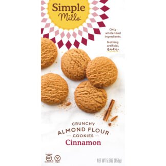 Simple Mills, 天然グルテンフリー、クランチークッキー、シナモン、156g（5.5オンス）