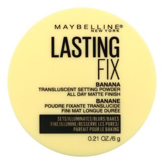 Maybelline, Lasting Fix, Banana Translucent Setting Powder, 0.21 oz (6 g)