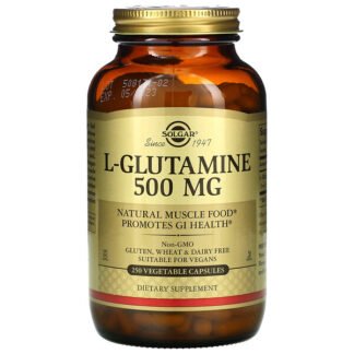 Solgar, L-グルタミン、500mg、ベジカプセル250粒