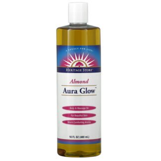 Heritage Store, Aura Glow™（オーラグロー）、アーモンドの香り、16液量オンス(480 ml)