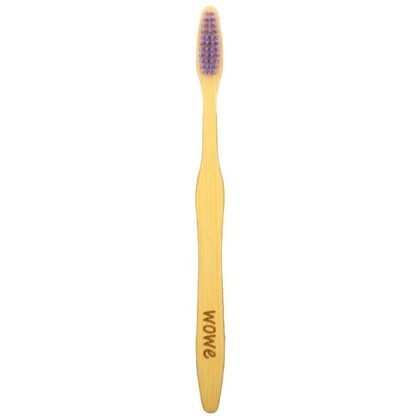Wowe, Colorburst, Bamboo Toothbeush, Purple, 1 Toothbrush
