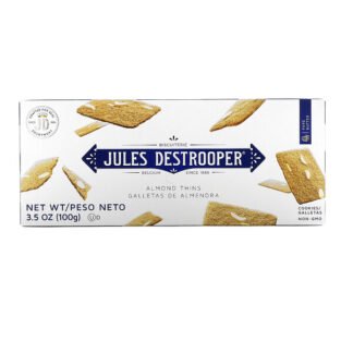 Jules Destrooper, Almond Thins, 3.5 oz (100 g)