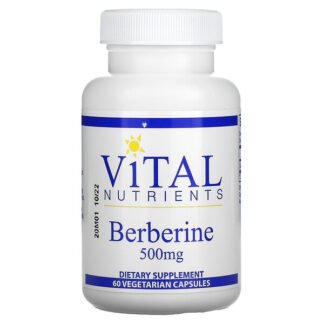 Vital Nutrients, Berberine HCL, 500mg, 60 Veggie Capsules